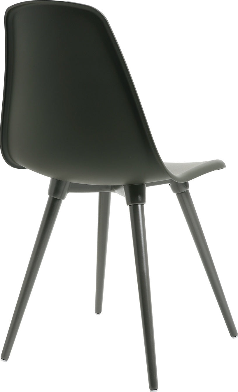 TOPSTAR Mehrzweckstuhl weiß mit Kunststoffbeinen – 2er-Set, stapelbar, ergonomische Sitzschale