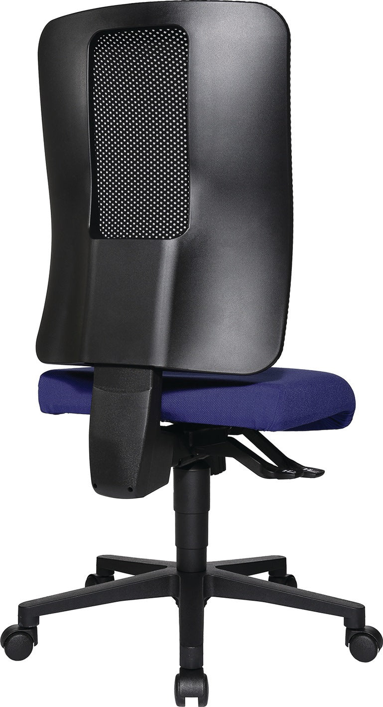 TOPSTAR Bürodrehstuhl mit Synchrontechnik – Netzrücken, 110 kg, schwarz