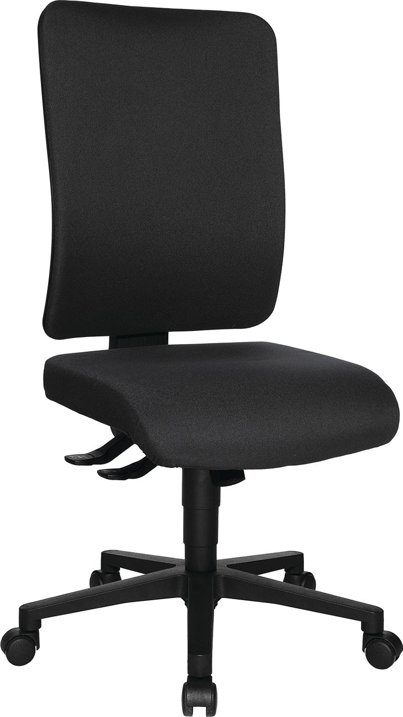 TOPSTAR Bürodrehstuhl mit Synchrontechnik, schwarz, 110 kg, ohne Armlehnen