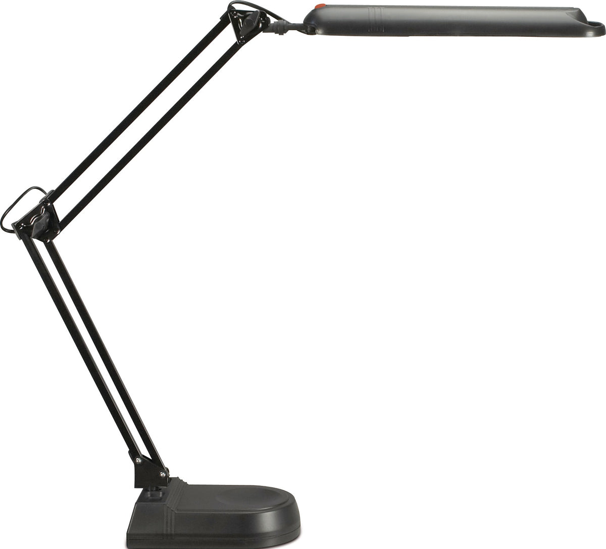 JAKOB MAUL Schreibtischleuchte LED Metall/Kunststoff weiß mit Tischklemme, 380 mm