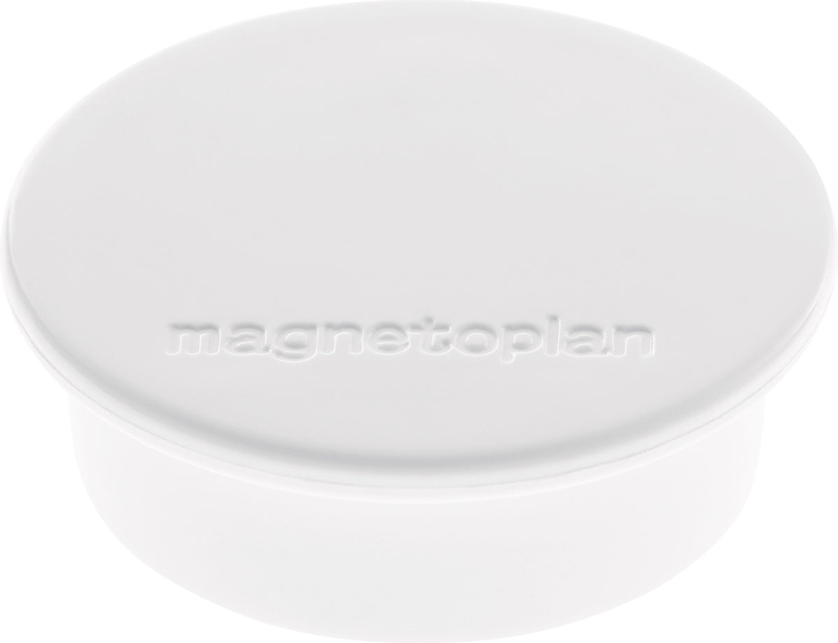 MAGNETOPLAN Magnet Premium Ø 40 mm dunkelblau – 10 Stück, Haftkraft 2,2 kg