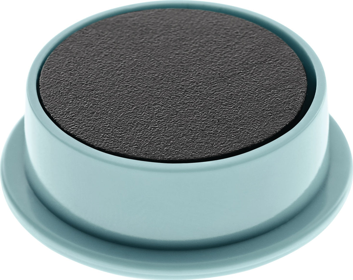 MAGNETOPLAN Magnet Premium Ø 40 mm dunkelblau – 10 Stück, Haftkraft 2,2 kg