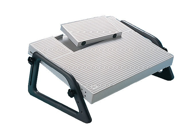 WEDO Fußstütze lichtgrau RAL 7035, stufenlos höhenverstellbar 40-210 mm, DIN 4556