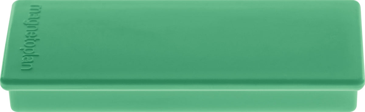 Rechteckmagnet MAGNETOPLAN 55 x 22 x 8 mm weiß