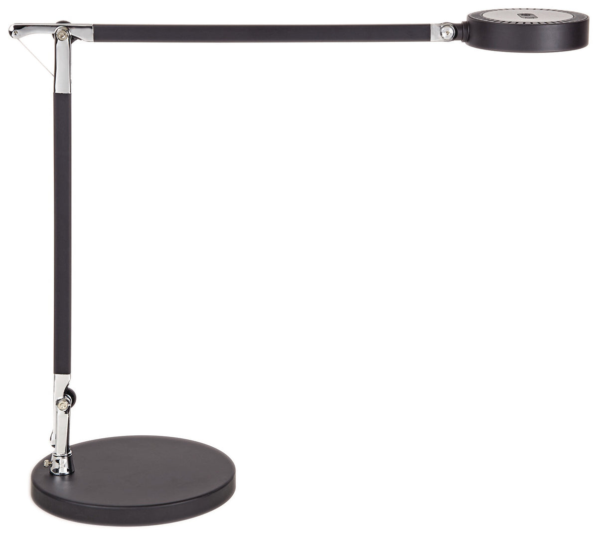MAUL Schreibtischleuchte LED Alu silber Standfuß H.466mm dimmbar Touchfeld