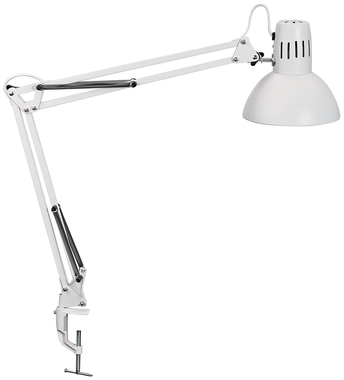 MAUL Schreibtischleuchte LED Metall schwarz H.49cm mit Standfuß und Tischklemme