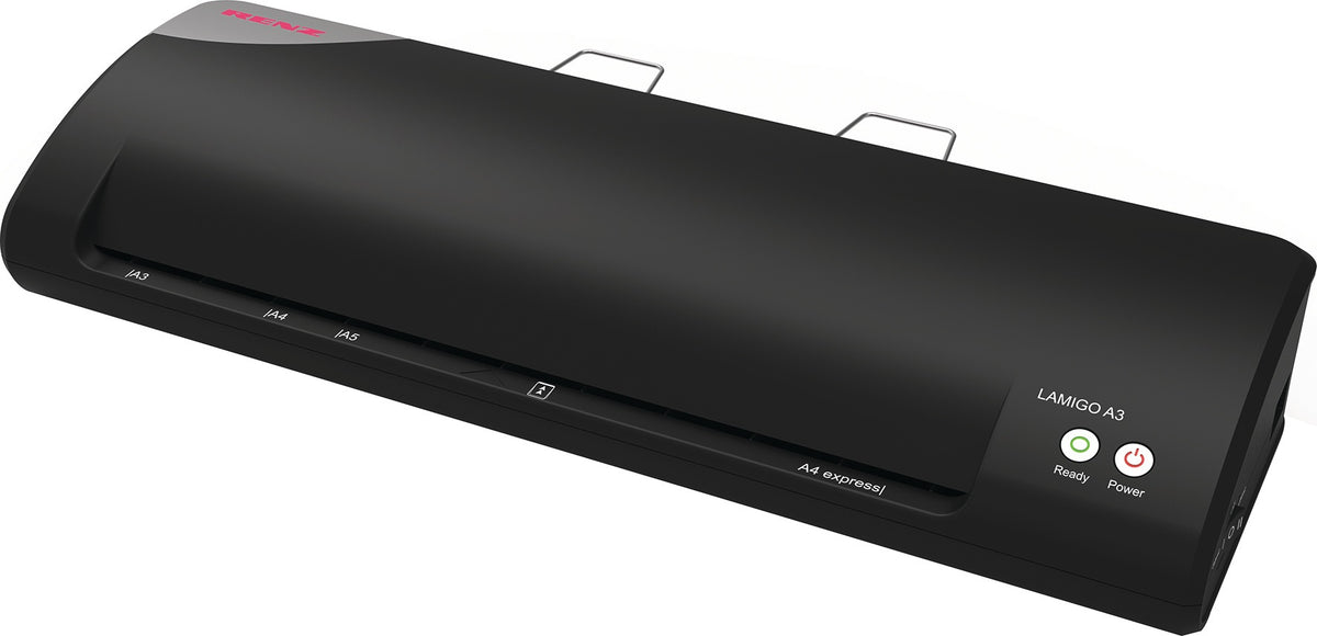 RENZ Laminiergerät DIN A4 – 4 Rollen, 2 von außen beheizt, 450 mm/min