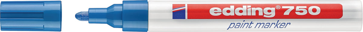 EDDING Lackmarker 750 schwarz, Strichbreite 2-4 mm, Rundspitze, 10er Pack