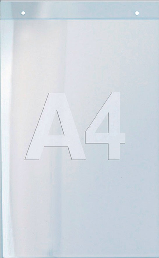 Twinco Solution Wandprospekthalter DIN A4 hoch aus transparentem Acryl