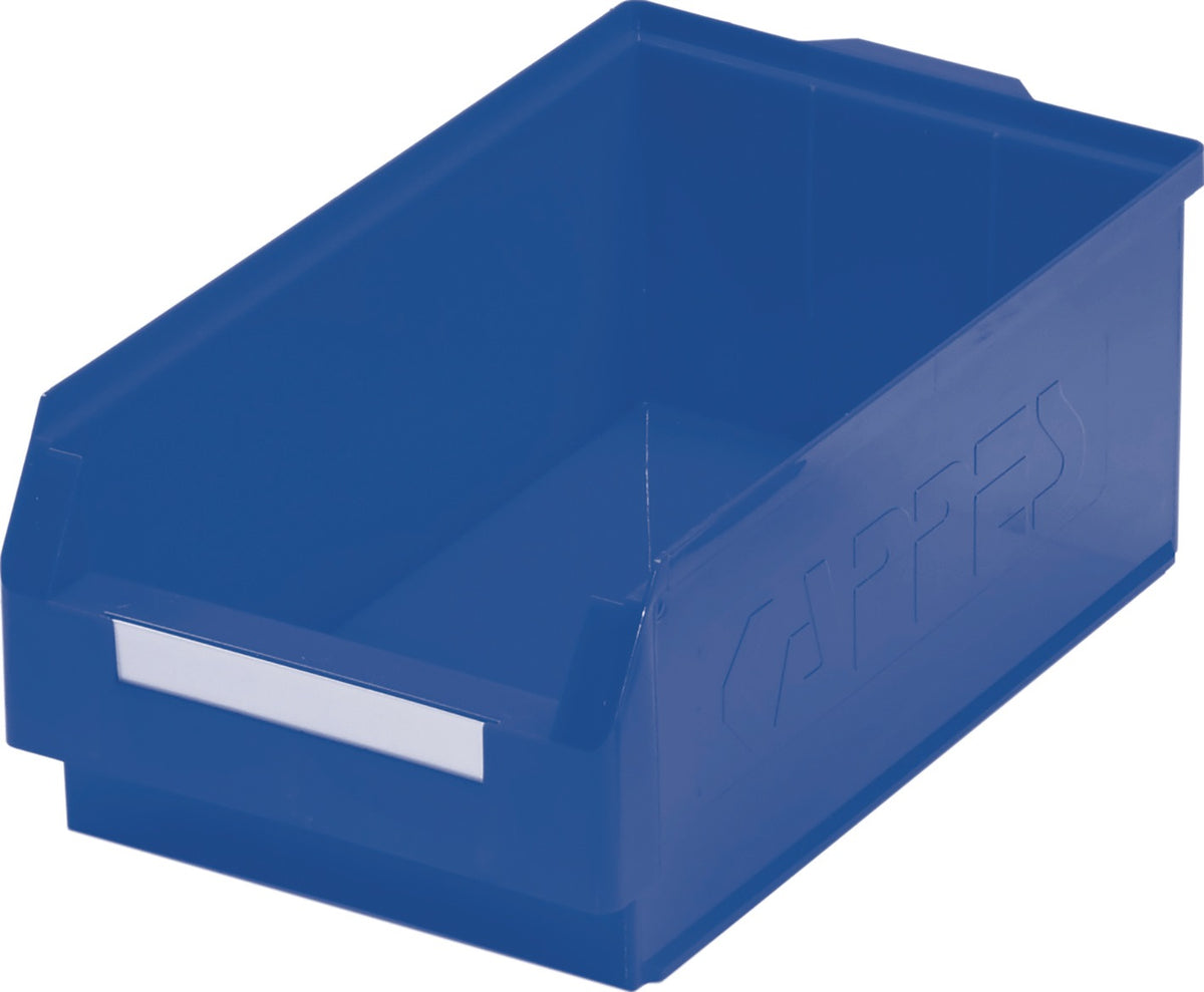 RASTERPLAN Sichtlagerkasten 500x300x250 mm aus PE, grün, schlagfest und temperaturbeständig
