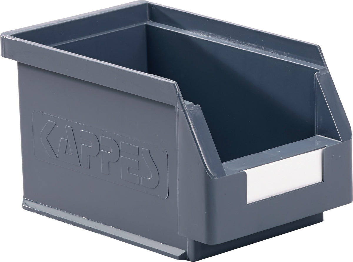 RASTERPLAN Sichtlagerkasten 500x300x250 mm aus PE, grün, schlagfest und temperaturbeständig