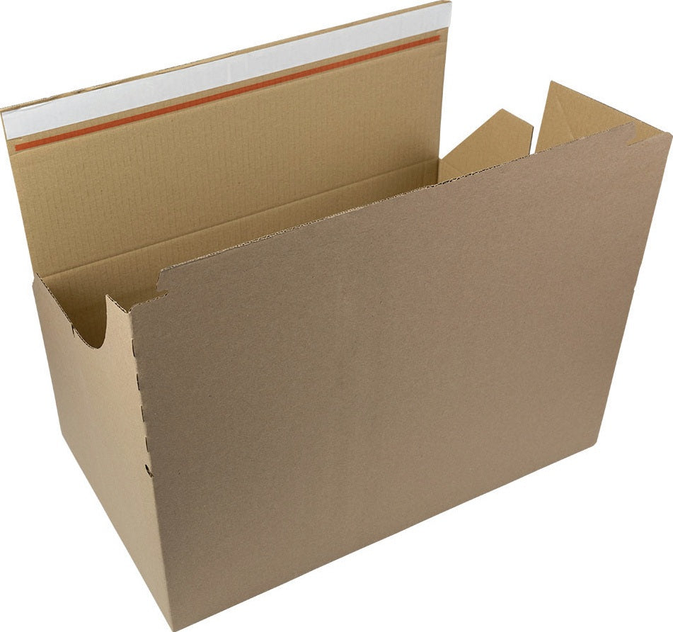 Automatikkarton Wellpappe L237xB140xH147mm einwellig braun von TransPak