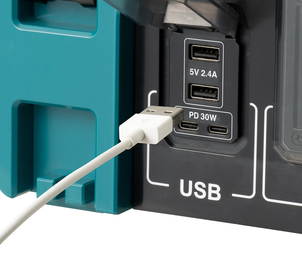 Makita Stromwandler MAKPAC | Mobile Stromversorgung für netzbetriebene Geräte - BAC01