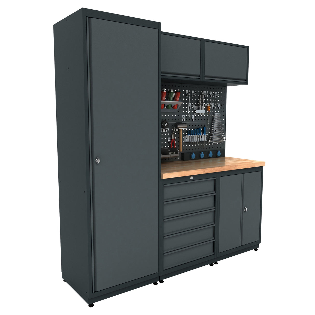 Bullram TOOLBOX4YOU Expert Serie - Werkstattmodul #2 - Profi Werkbank