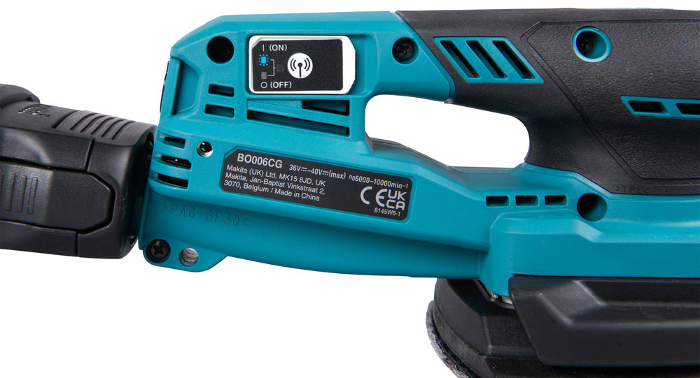 Makita Akku-Schwingschleifer/Exzenterschleifer – XPT, AWS, bürstenlos, variable Geschwindigkeit - BO006CGZ