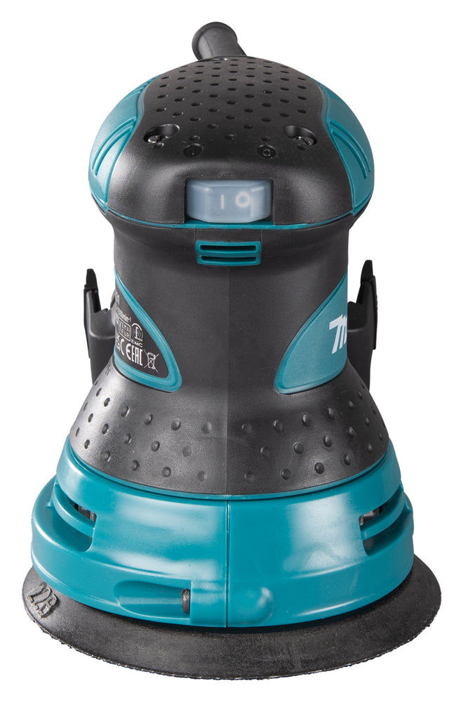 Makita Exzenterschleifer | 123 mm Schleifscheibe, gummierte Handgriffe & Staubabsaugung - BO5031J