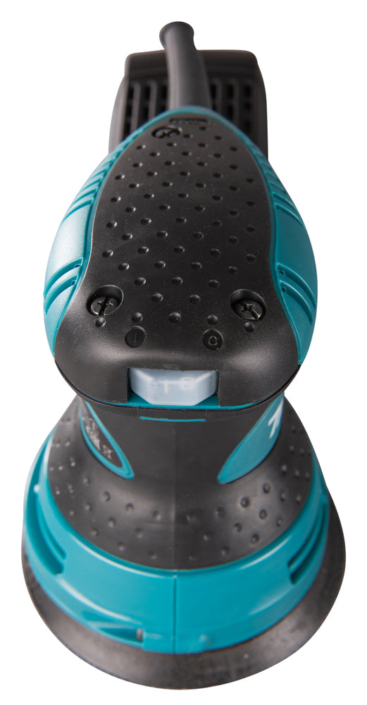 Makita Exzenterschleifer | 123 mm Schleifscheibe, gummierte Handgriffe & Staubabsaugung - BO5031J