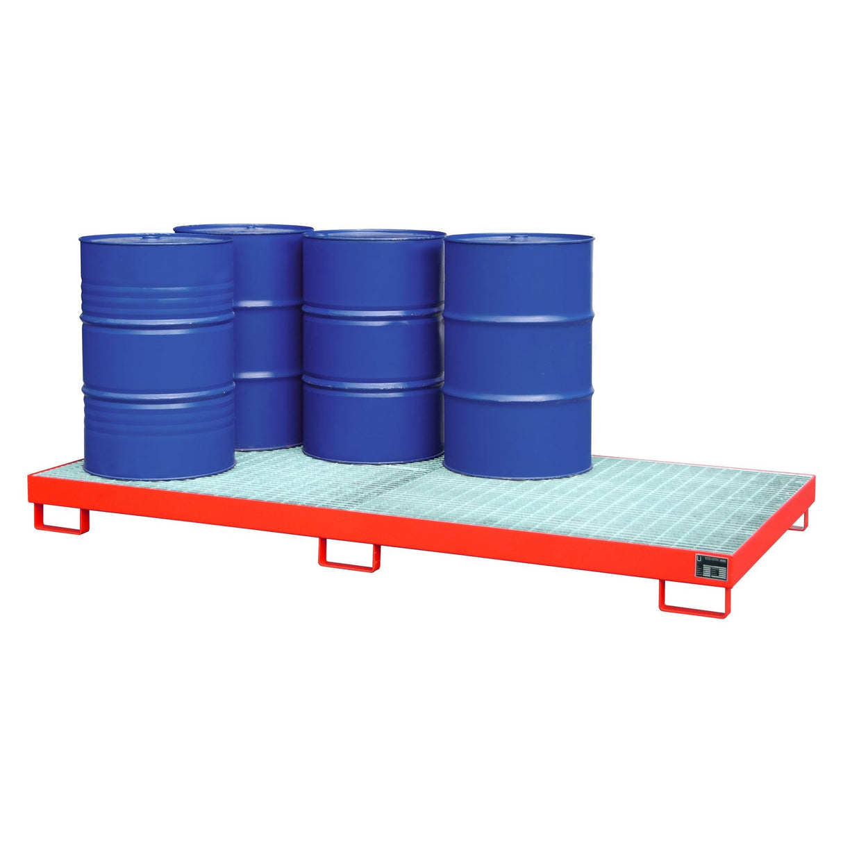 BAUER Südlohn Auffangwanne Typ AW-8 RAL 3000 Feuerrot - Art.-Nr. 4402-01-0000-2