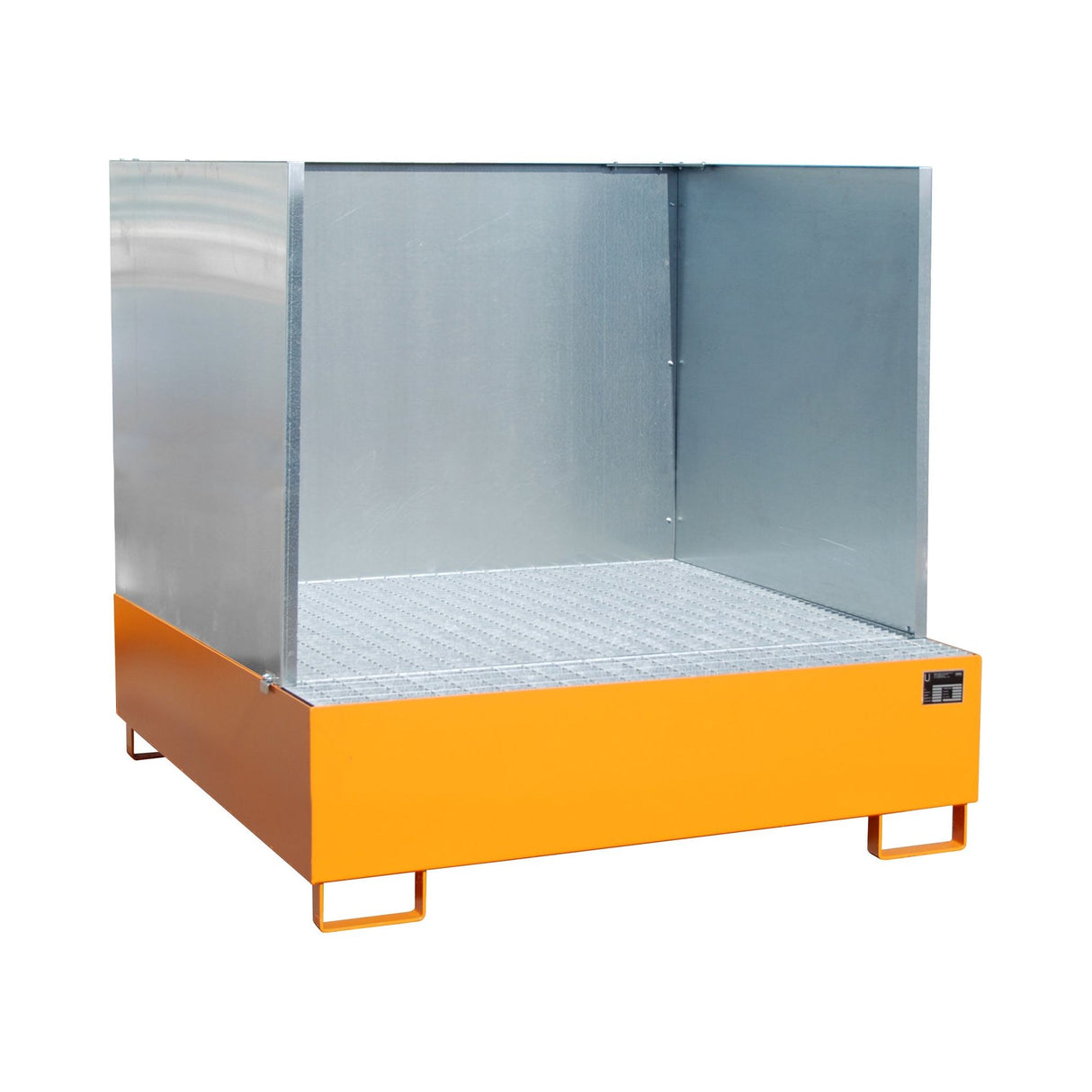 BAUER Südlohn Auffangwanne Typ AW 450/SW RAL 2000 Gelborange - Art.-Nr. 4402-21-2000-1