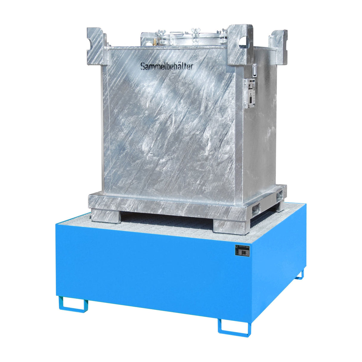 BAUER Südlohn Auffangwanne Typ AW 1000 RAL 5012 Lichtblau - Art.-Nr. 4402-23-0000-3