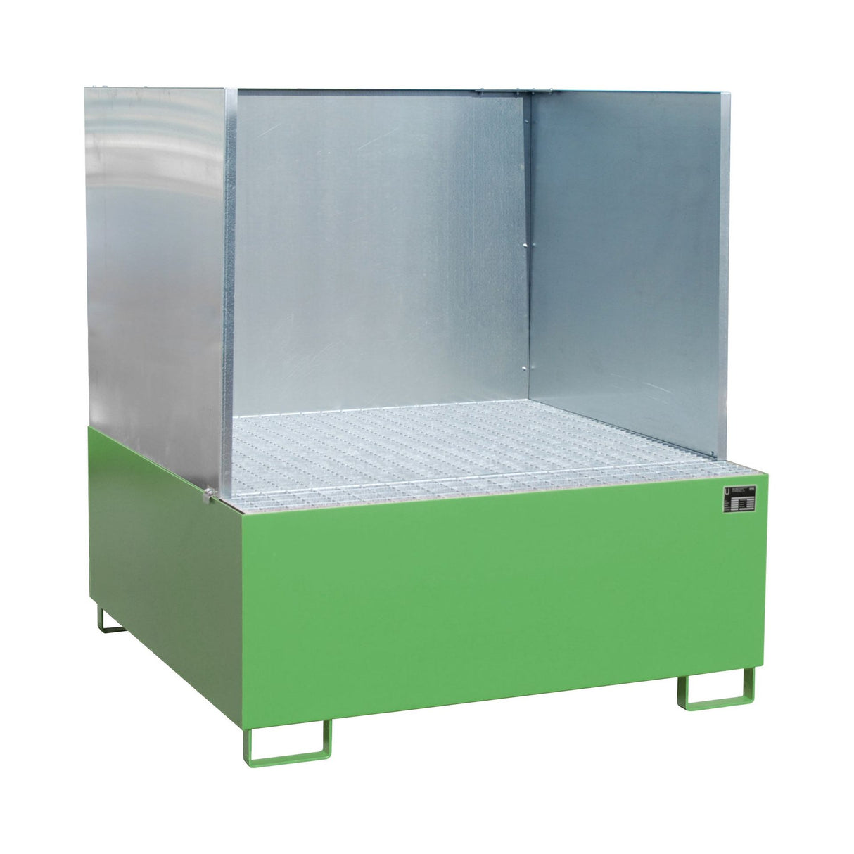 BAUER Südlohn Auffangwanne Typ AW 1000/SW RAL 6011 Resedagrün - Art.-Nr. 4402-23-2000-4