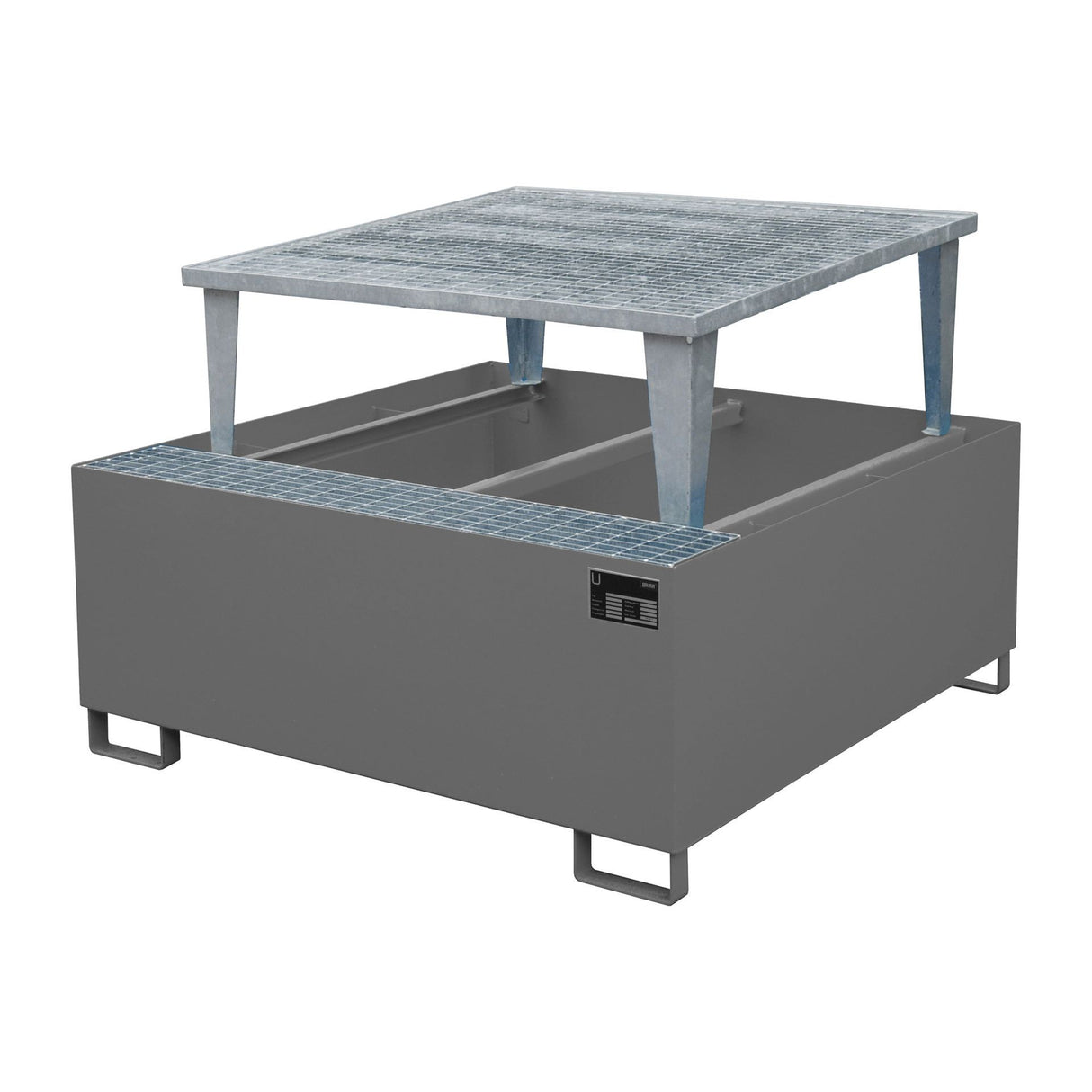 BAUER Südlohn Auffangwanne Typ AWA 1000 RAL 7005 Mausgrau - Art.-Nr. 4402-96-0000-5