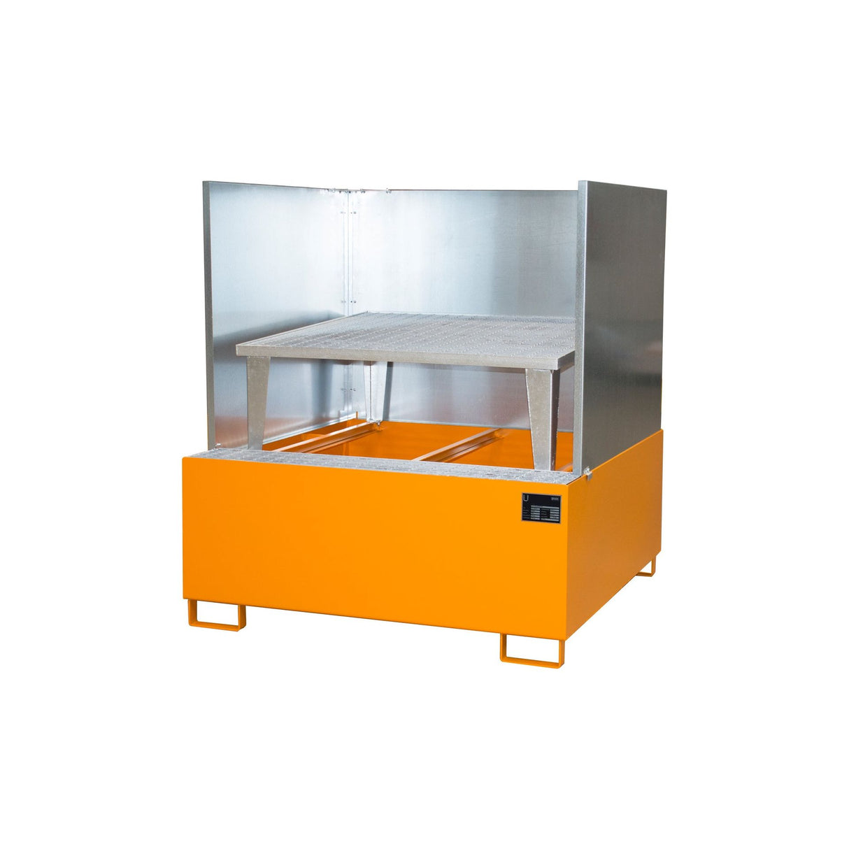 BAUER Südlohn Auffangwanne Typ AWA 1000/SW RAL 2000 Gelborange - Art.-Nr. 4402-96-2000-1