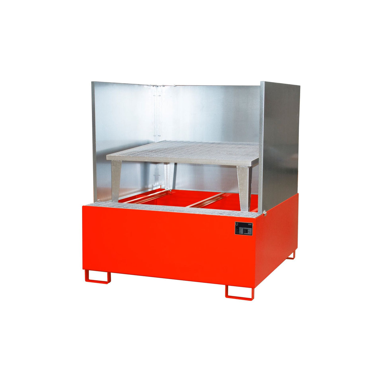 BAUER Südlohn Auffangwanne Typ AWA 1000/SW RAL 3000 Feuerrot - Art.-Nr. 4402-96-2000-2