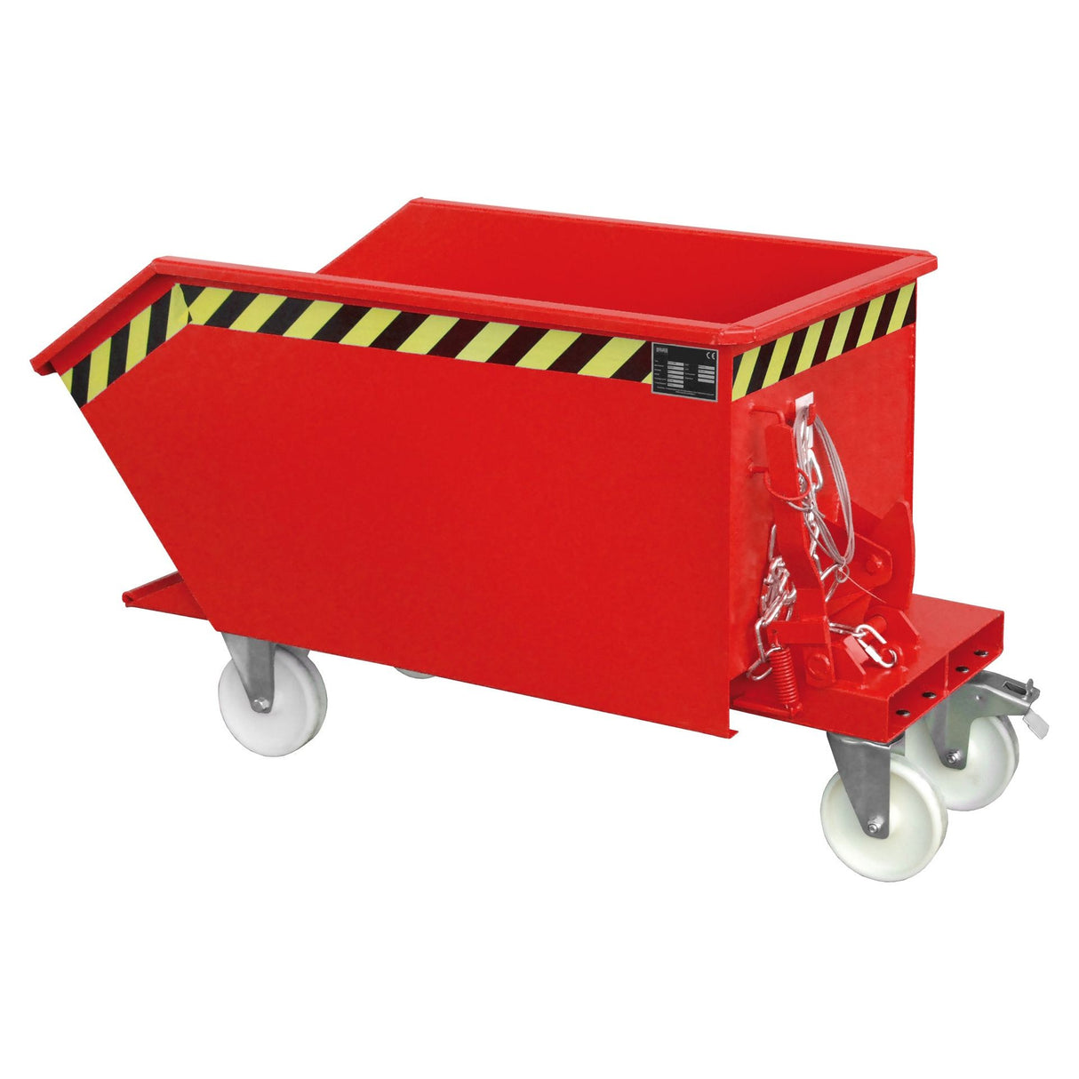 BAUER Südlohn Kippbehälter Typ GU 300 RAL 3000 Feuerrot - Art.-Nr. 4409-01-0000-2