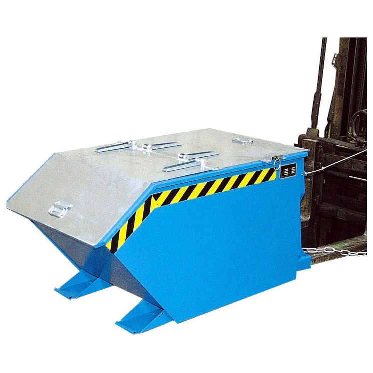 BAUER Südlohn Kippbehälter Typ GU 500 RAL 5012 Lichtblau - Art.-Nr. 4409-02-0000-3