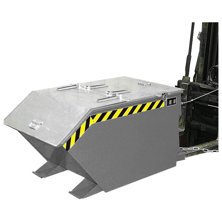 BAUER Südlohn Kippbehälter Typ GU 500 RAL 7005 Mausgrau - Art.-Nr. 4409-02-0000-5