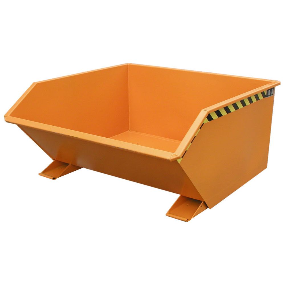 BAUER Südlohn Kippbehälter Typ GU 750 RAL 2000 Gelborange - Art.-Nr. 4409-03-0000-1