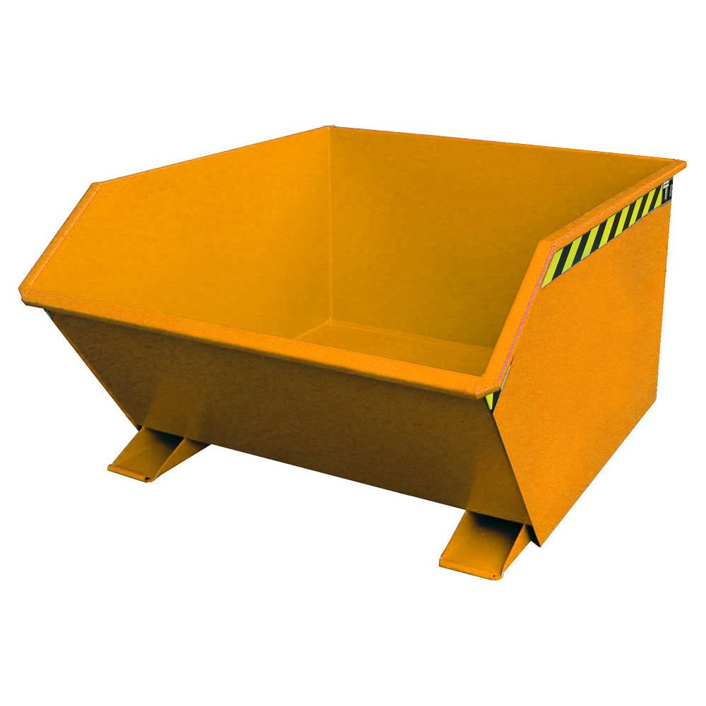 BAUER Südlohn Kippbehälter Typ GU 1000 RAL 2000 Gelborange - Art.-Nr. 4409-04-0000-1