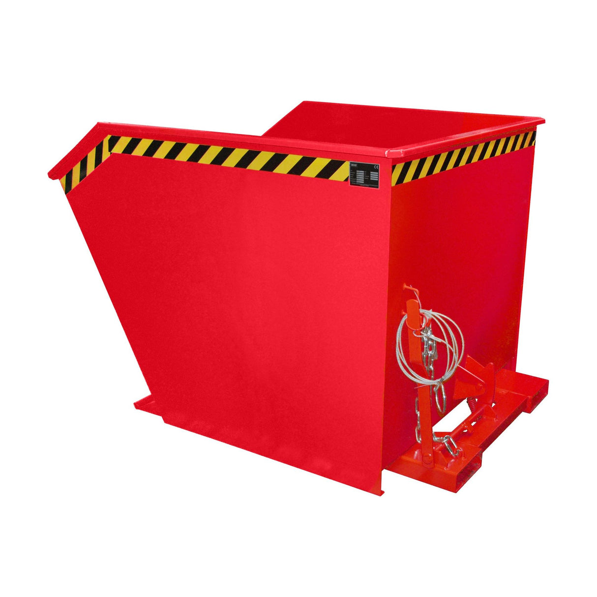 BAUER Südlohn Kippbehälter Typ GU 1500 RAL 3000 Feuerrot - Art.-Nr. 4409-05-0000-2