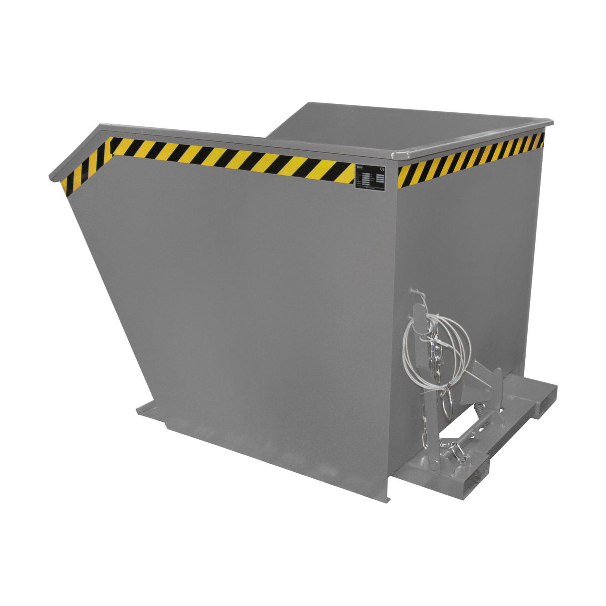 BAUER Südlohn Kippbehälter Typ GU 1500 RAL 7005 Mausgrau - Art.-Nr. 4409-05-0000-5