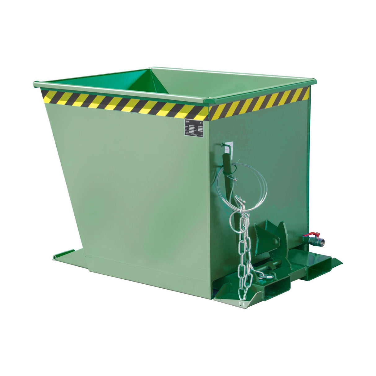 BAUER Südlohn Späne-Kippbehälter Typ SGU-RZ 55 RAL 6011 Resedagrün - Art.-Nr. 4409-31-0000-4