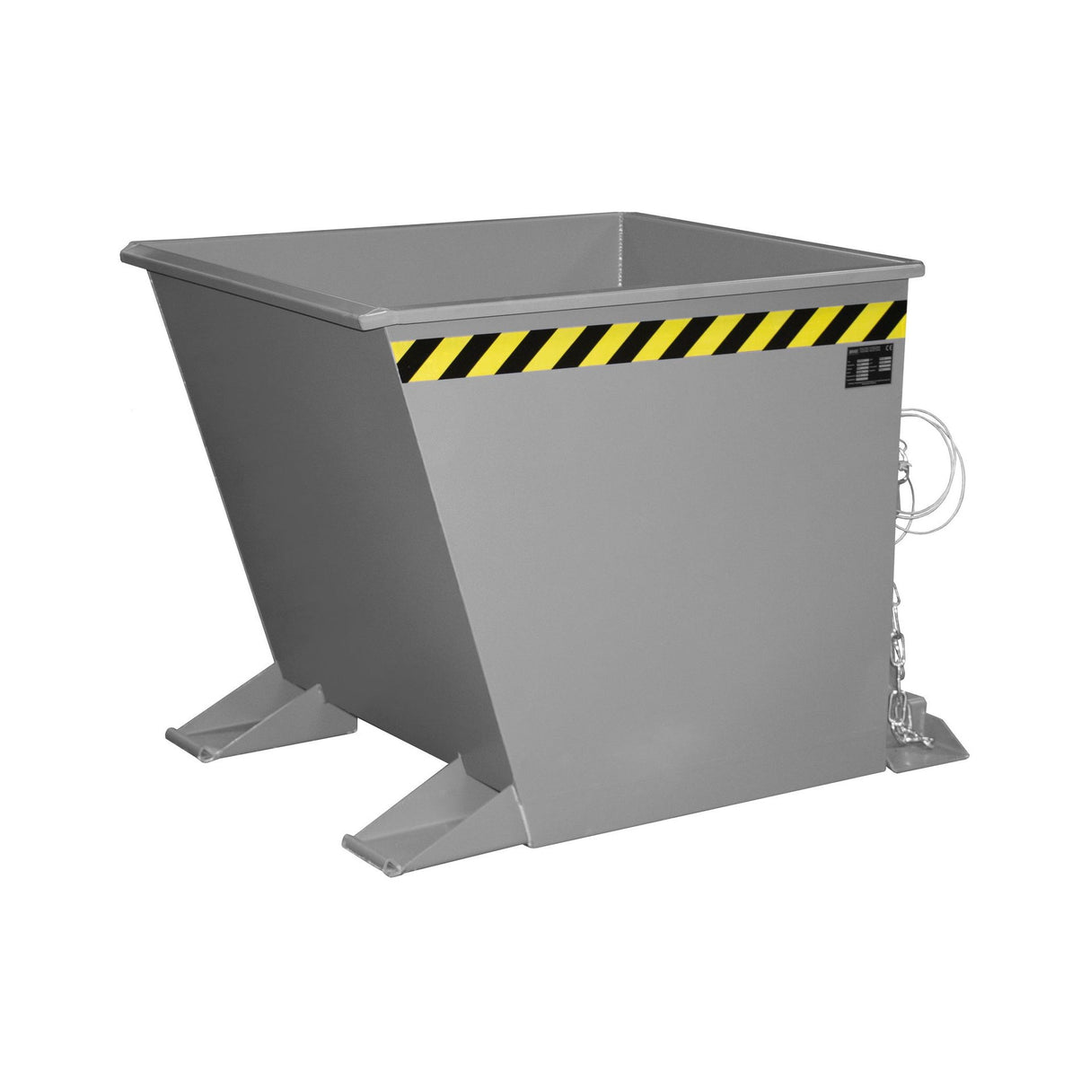 BAUER Südlohn Späne-Kippbehälter Typ SGU-RZ 55 RAL 7005 Mausgrau - Art.-Nr. 4409-31-0000-5