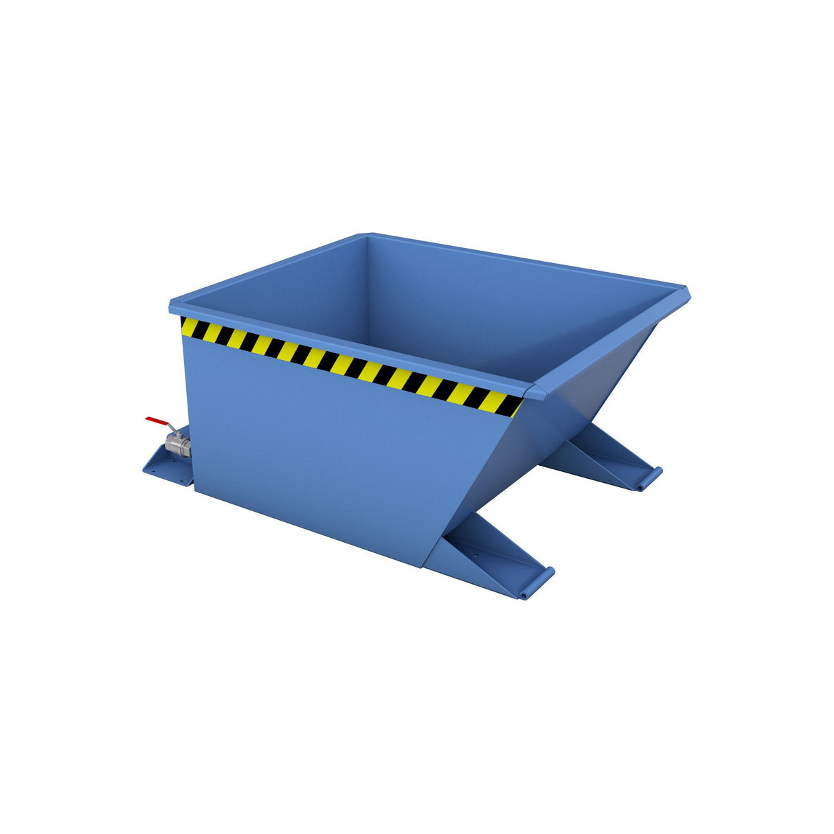 BAUER Südlohn Späne-Kippbehälter Typ SGU-RZ 30 RAL 5012 Lichtblau - Art.-Nr. 4409-33-0000-3