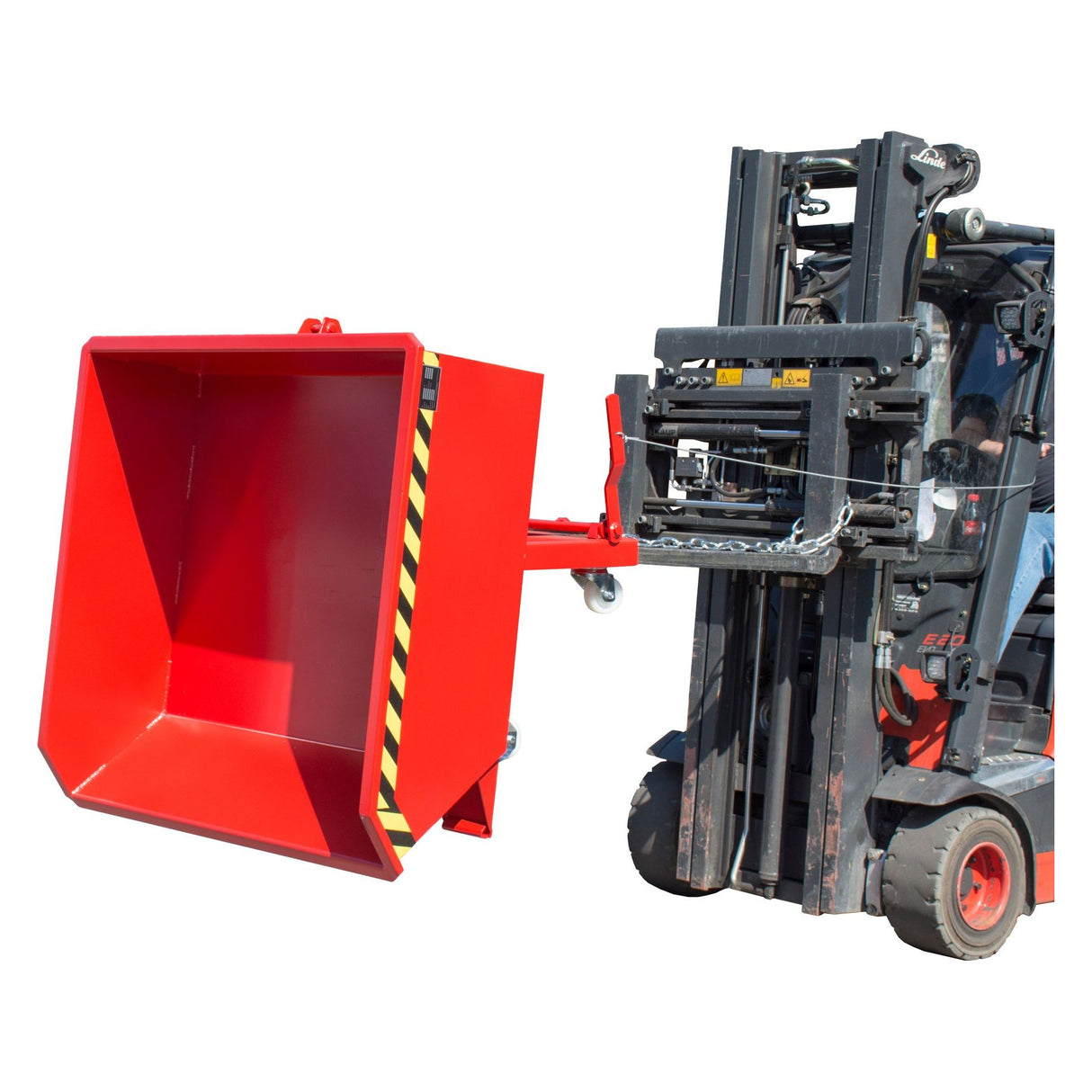 BAUER Südlohn Mini-Kippbehälter Typ MGU 460 RAL 3000 Feuerrot - Art.-Nr. 4409-36-0000-2