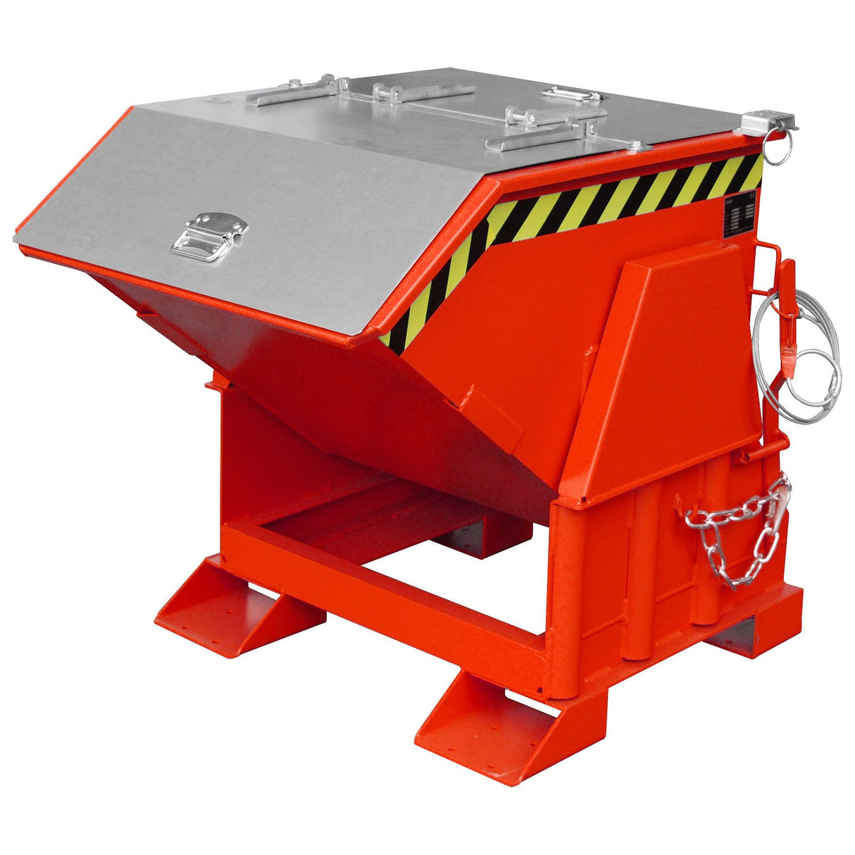 BAUER Südlohn Kippbehälter Typ BK 50 RAL 3000 Feuerrot - Art.-Nr. 4410-02-0000-2