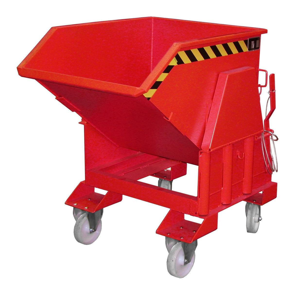 BAUER Südlohn Kippbehälter Typ BK 50 RAL 3000 Feuerrot - Art.-Nr. 4410-02-0000-2