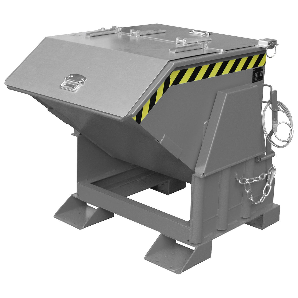 BAUER Südlohn Kippbehälter Typ BK 50 RAL 7005 Mausgrau - Art.-Nr. 4410-02-0000-5