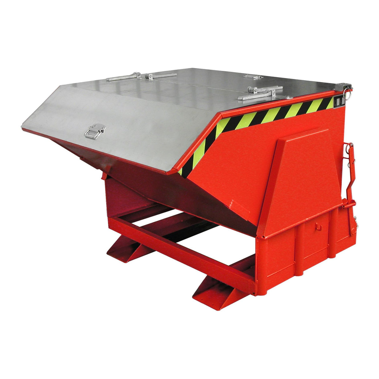 BAUER Südlohn Kippbehälter Typ BK 100 RAL 3000 Feuerrot - Art.-Nr. 4410-07-0000-2