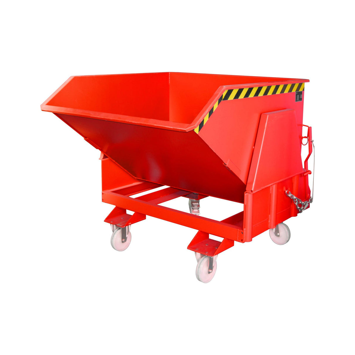 BAUER Südlohn Kippbehälter Typ BK 100 RAL 3000 Feuerrot - Art.-Nr. 4410-07-0000-2