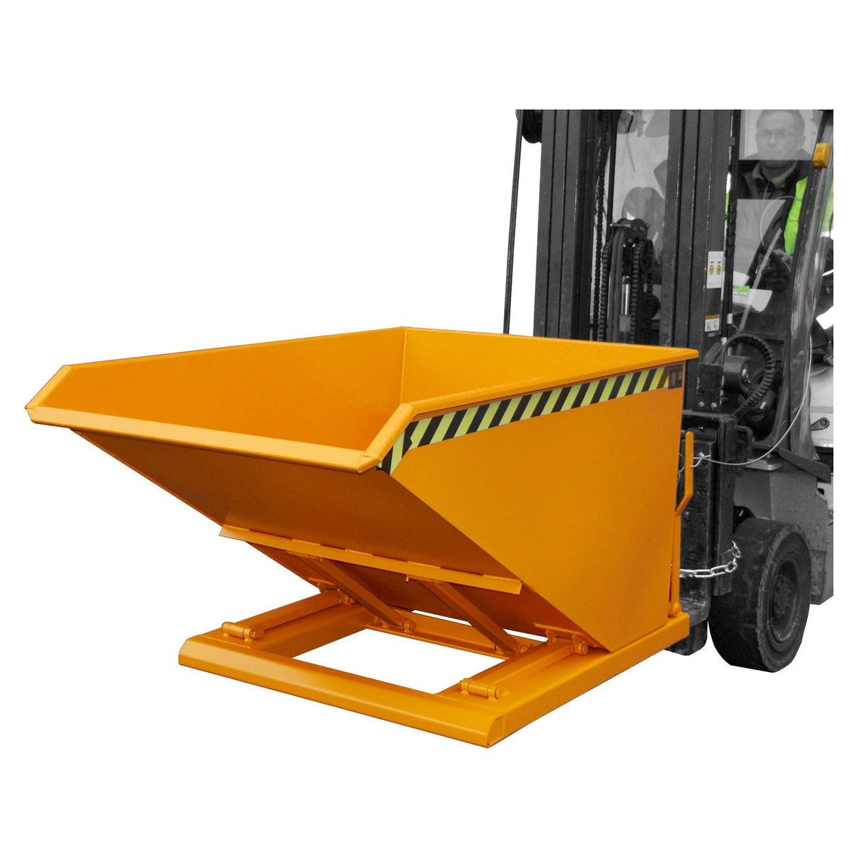 BAUER Südlohn Kippbehälter Typ NK 75 RAL 2000 Gelborange - Art.-Nr. 4412-03-0000-1