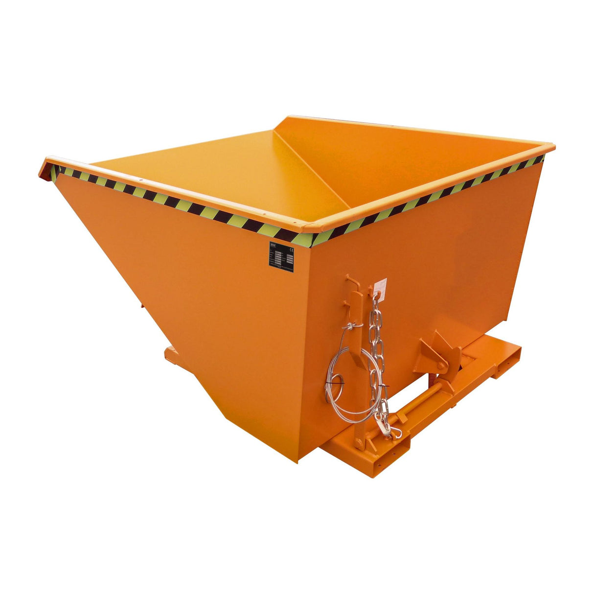 BAUER Südlohn Kippbehälter Typ NK 100 RAL 2000 Gelborange - Art.-Nr. 4412-04-0000-1