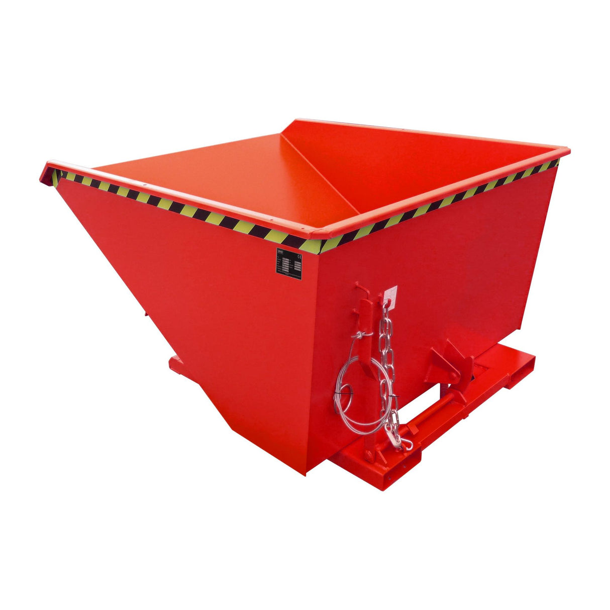 BAUER Südlohn Kippbehälter Typ NK 100 RAL 3000 Feuerrot - Art.-Nr. 4412-04-0000-2