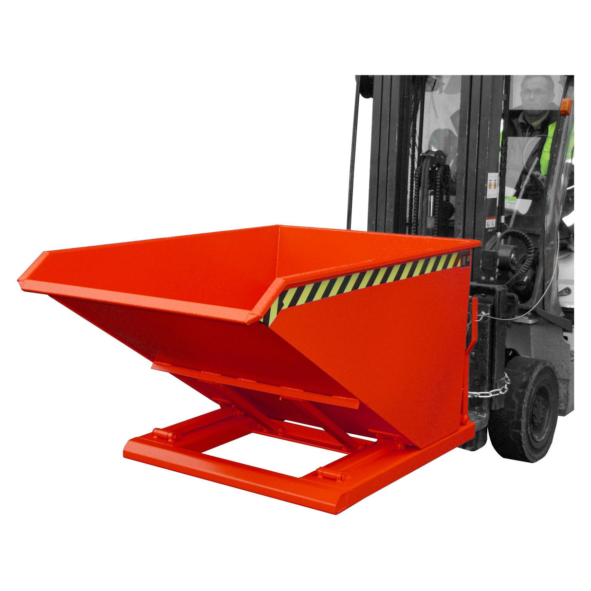 BAUER Südlohn Kippbehälter Typ NK 100 RAL 3000 Feuerrot - Art.-Nr. 4412-04-0000-2