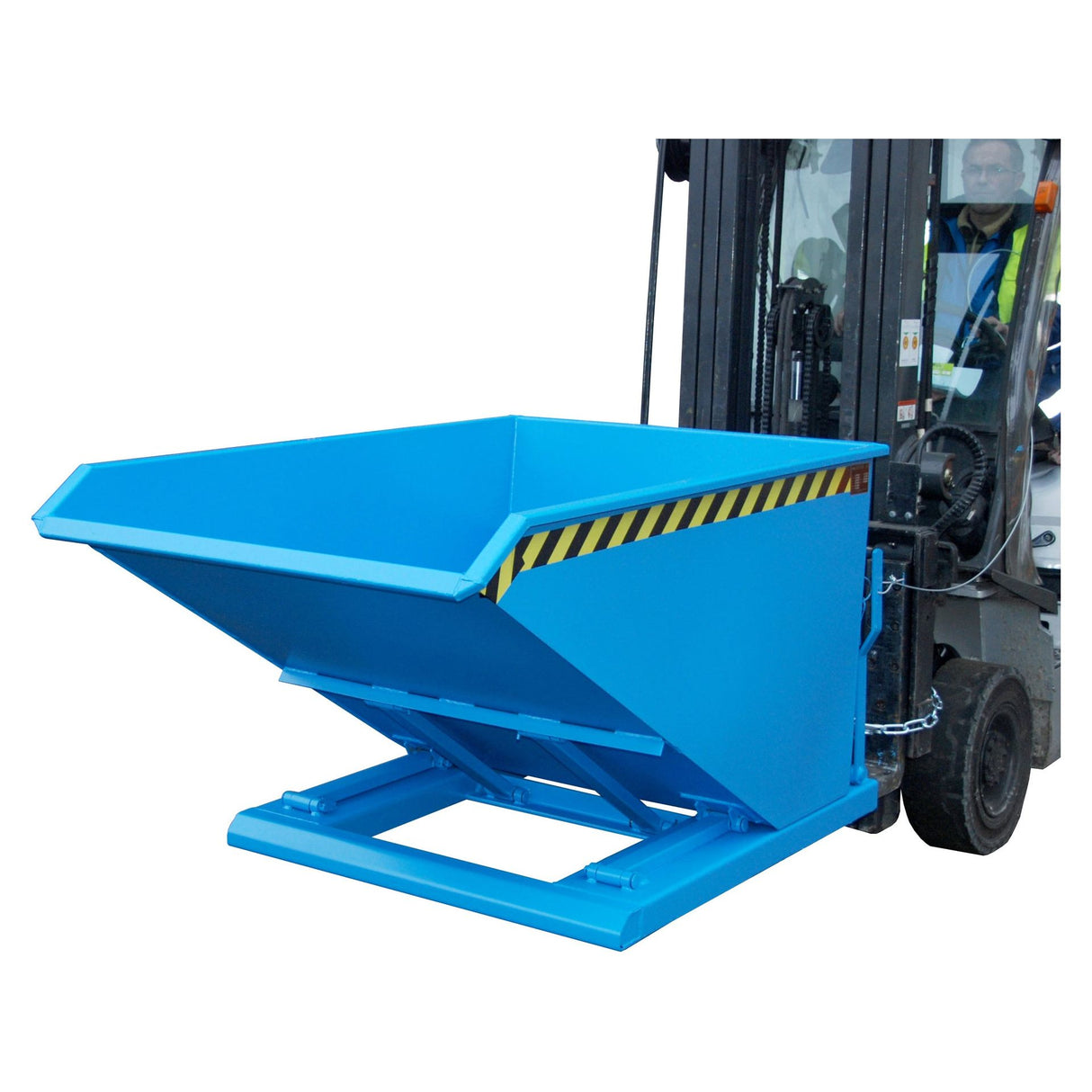 BAUER Südlohn Kippbehälter Typ NK 100 RAL 5012 Lichtblau - Art.-Nr. 4412-04-0000-3