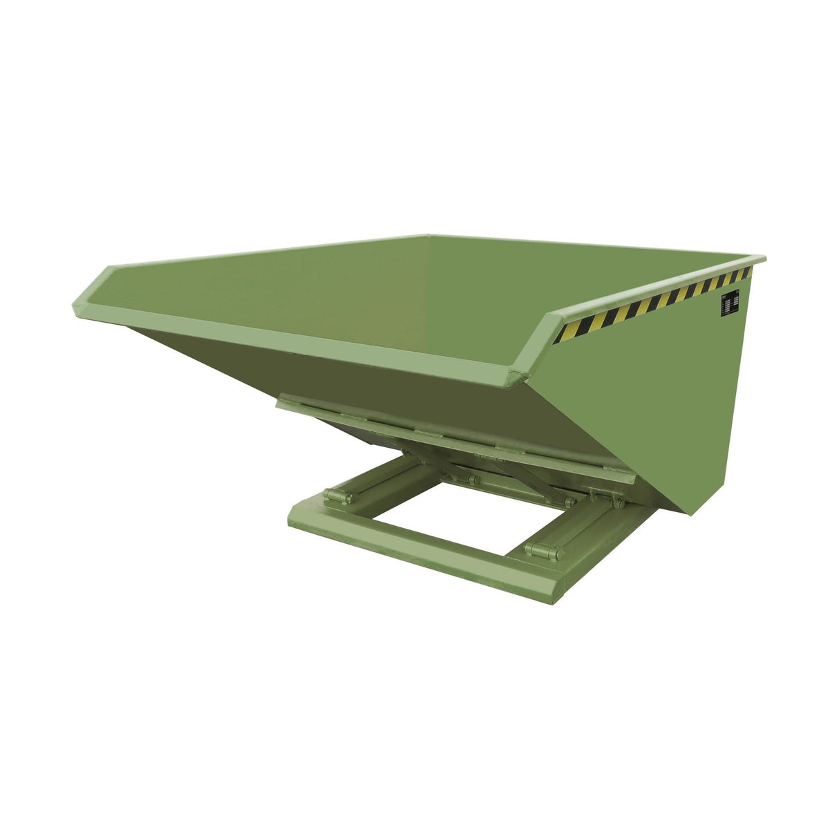 BAUER Südlohn Kippbehälter Typ NK 100 RAL 6011 Resedagrün - Art.-Nr. 4412-04-0000-4